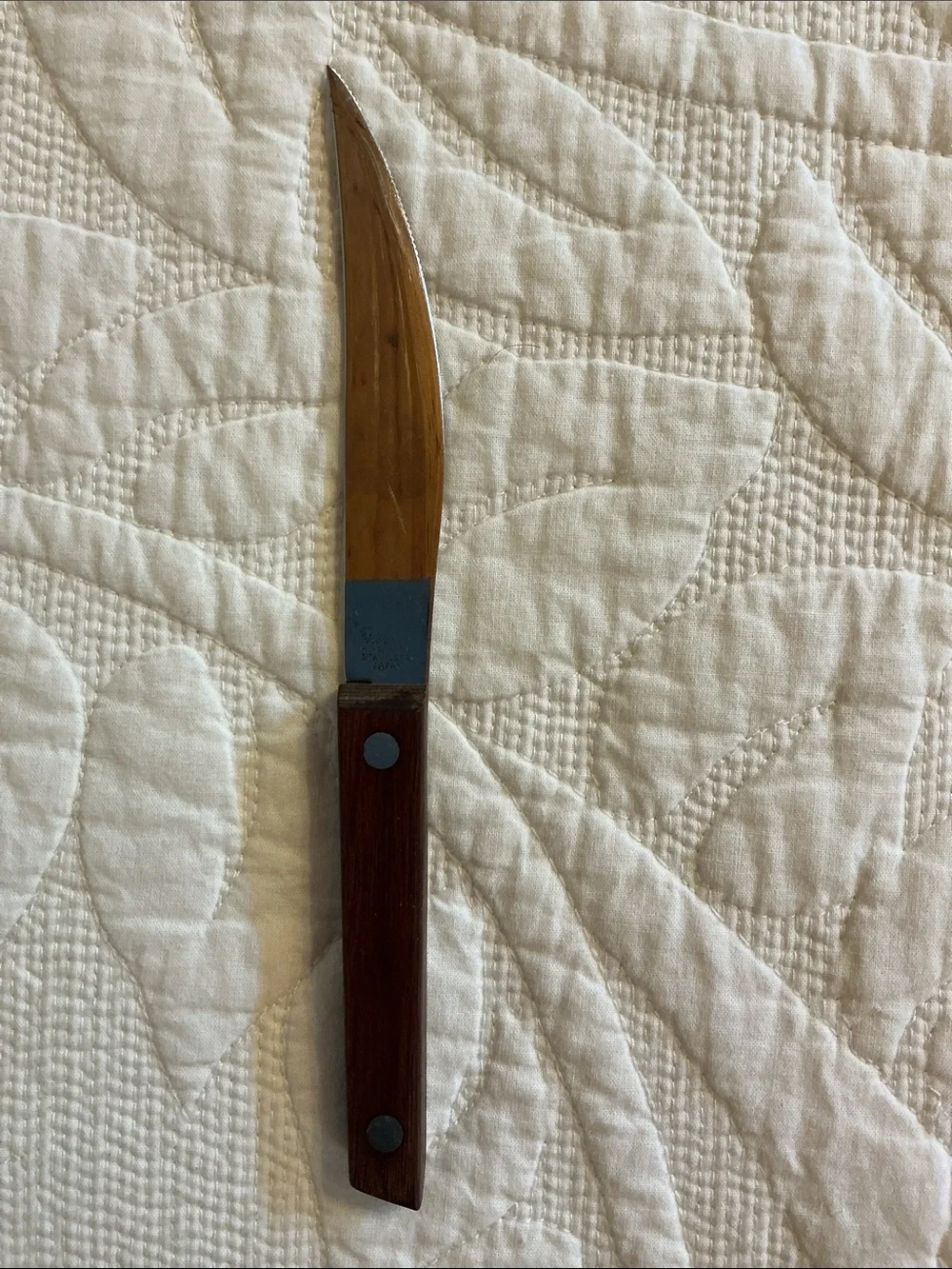 Vintage Vernco High Carbon Stainless Steel Knives Set Of 9 Japan